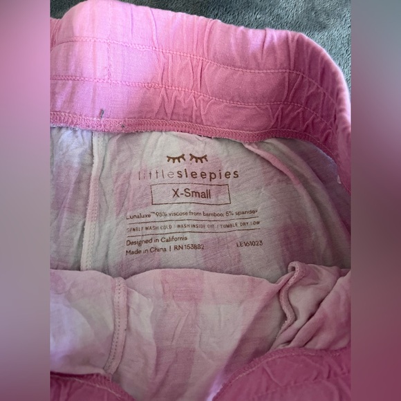 Little Sleepies Pink Pajama Set - Picture 2 of 3